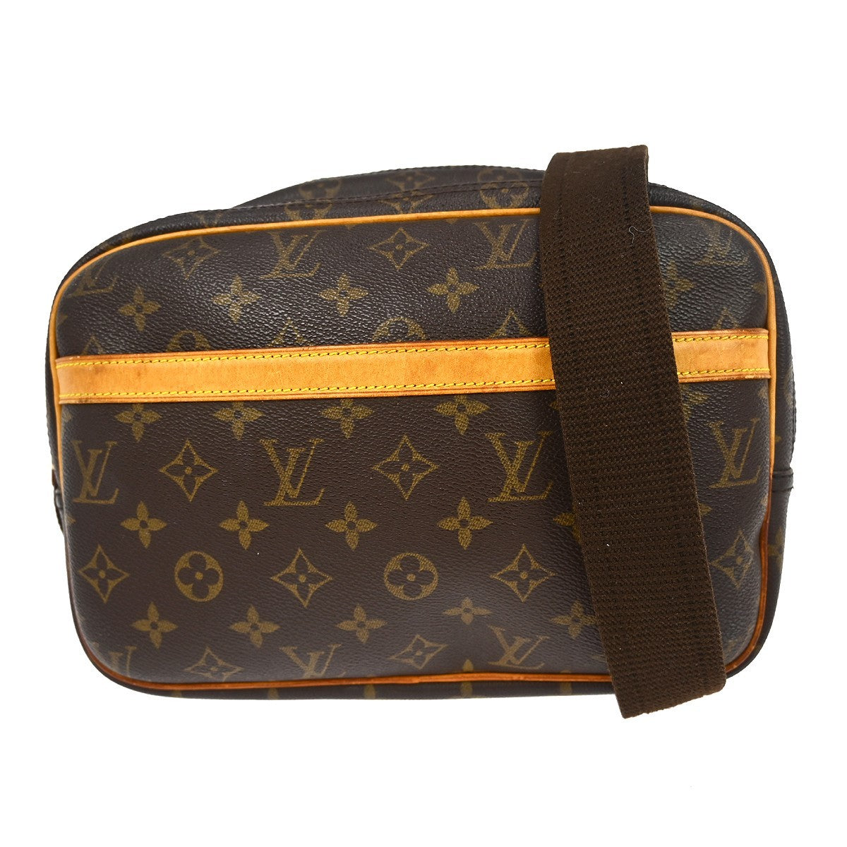 Louis Vuitton Louis Vuitton Reporter Bag Monogram Canvas Brown Canvas Shoulder Bag Bag (Authentic Pre-Loved)