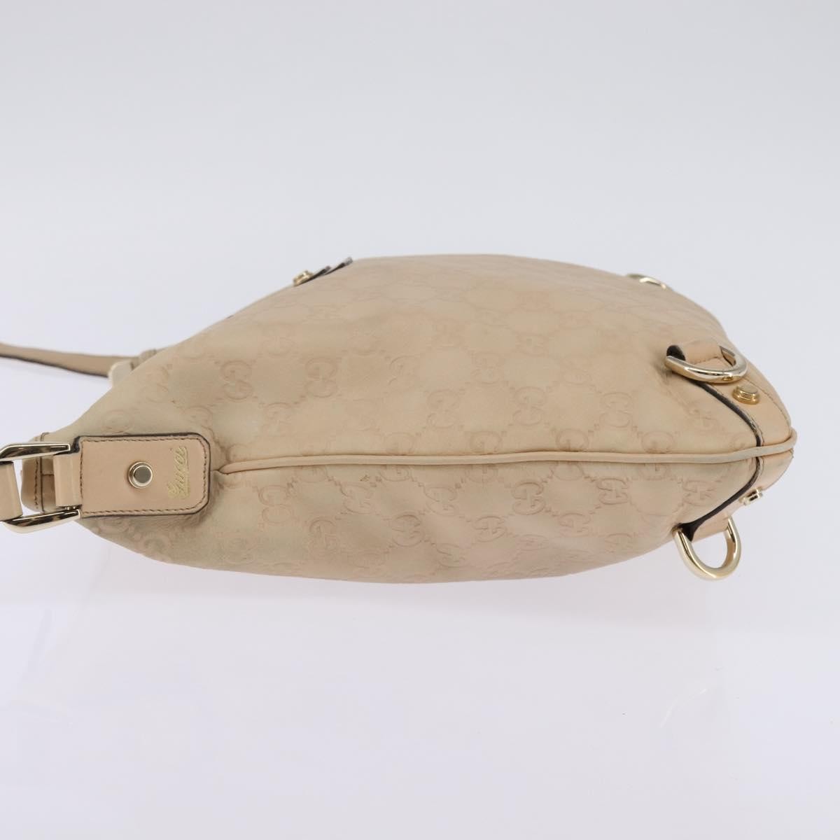 Gucci Abbey D-Ring Messenger Bag Guccissima Leather Beige Leather Shoulder Bag Bag (Pre-Loved)