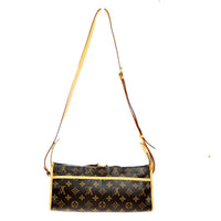 Louis Vuitton Popincourt Shoulder Bag Monogram Canvas Brown Canvas Shoulder Bag Bag (Authentic Pre-Loved)