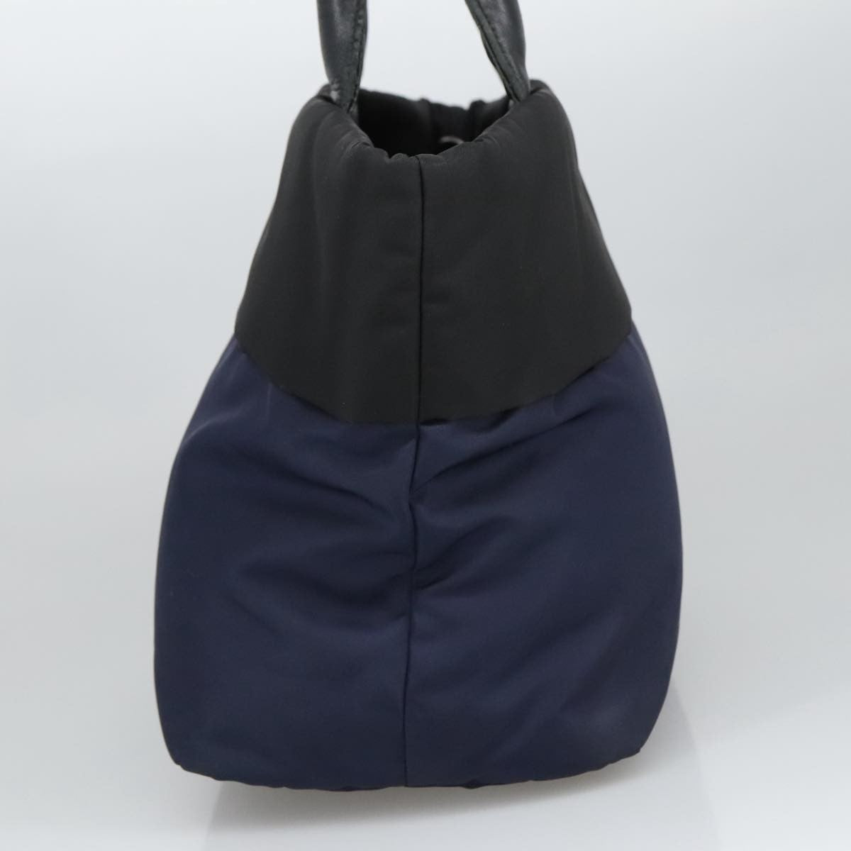 Prada Convertible Double Tote Tessuto Navy Nylon Tote Bag Bag (Pre-Loved)