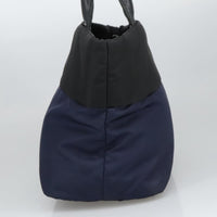 Prada Convertible Double Tote Tessuto Navy Nylon Tote Bag Bag (Pre-Loved)