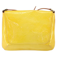 Louis Vuitton Thompson Street Handbag Monogram Vernis Yellow Patent_Leather Shoulder Bag Bag (Pre-Loved)