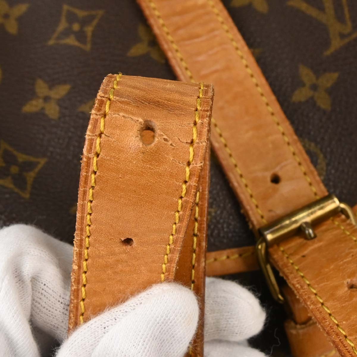 Louis Vuitton Louis Vuitton Saumur Handbag Monogram Canvas Brown Canvas Shoulder Bag Bag (Pre-Loved)