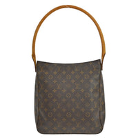 Louis Vuitton Monogram Looping Handbag Monogram Canvas Brown Canvas Shoulder Bag Bag (Authentic Pre-Loved)