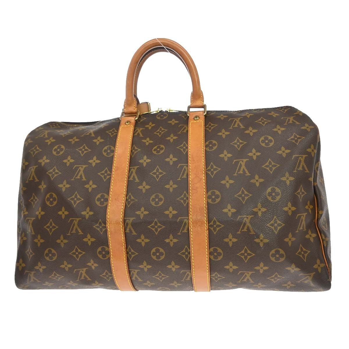 Louis Vuitton Louis Vuitton Keepall Bag Monogram Canvas Brown Canvas Travel Bag Bag (Pre-Loved)