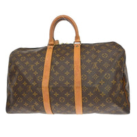 Louis Vuitton Louis Vuitton Keepall Bag Monogram Canvas Brown Canvas Travel Bag Bag (Pre-Loved)