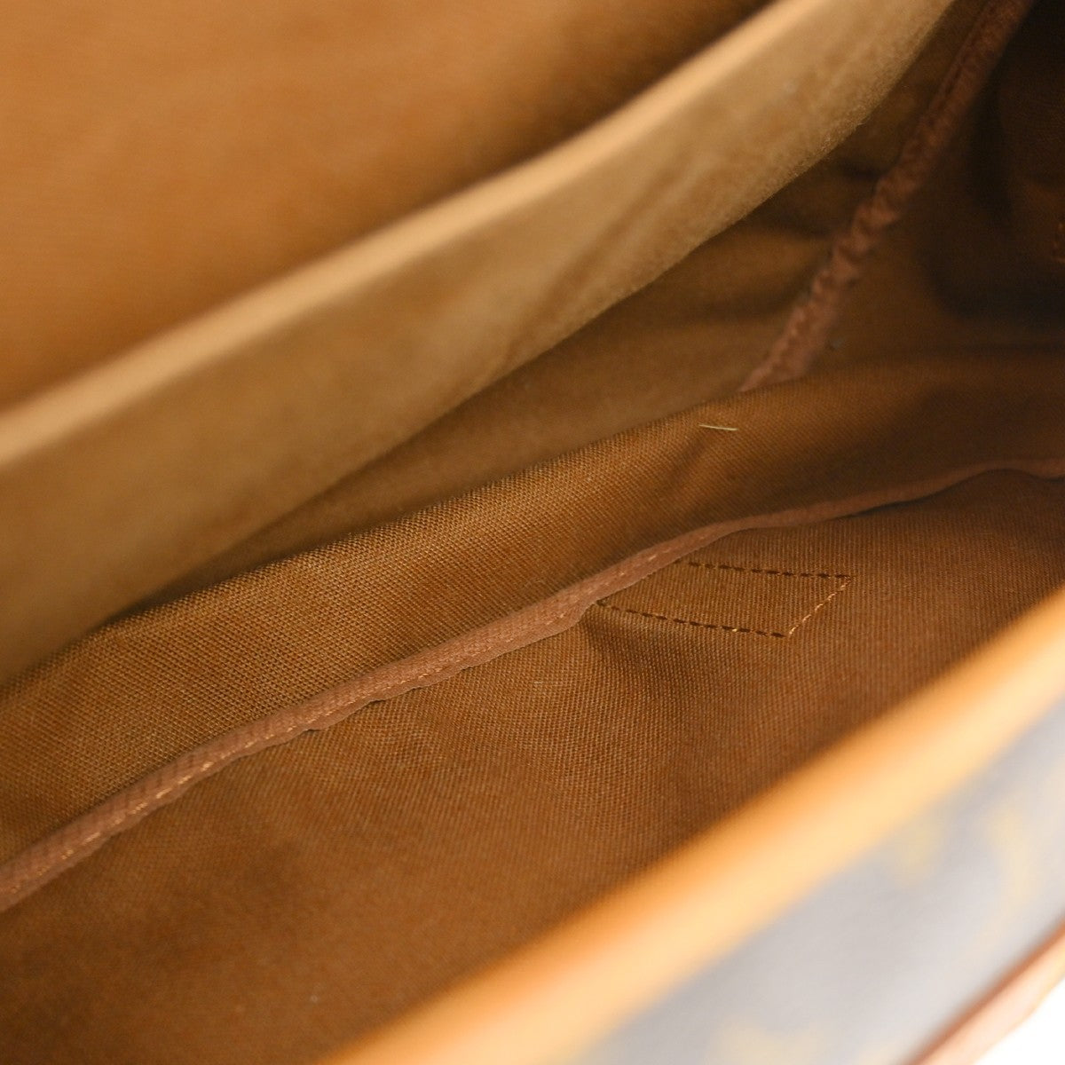 Louis Vuitton Louis Vuitton Saumur Handbag Monogram Canvas Brown Canvas Shoulder Bag Bag (Pre-Loved)