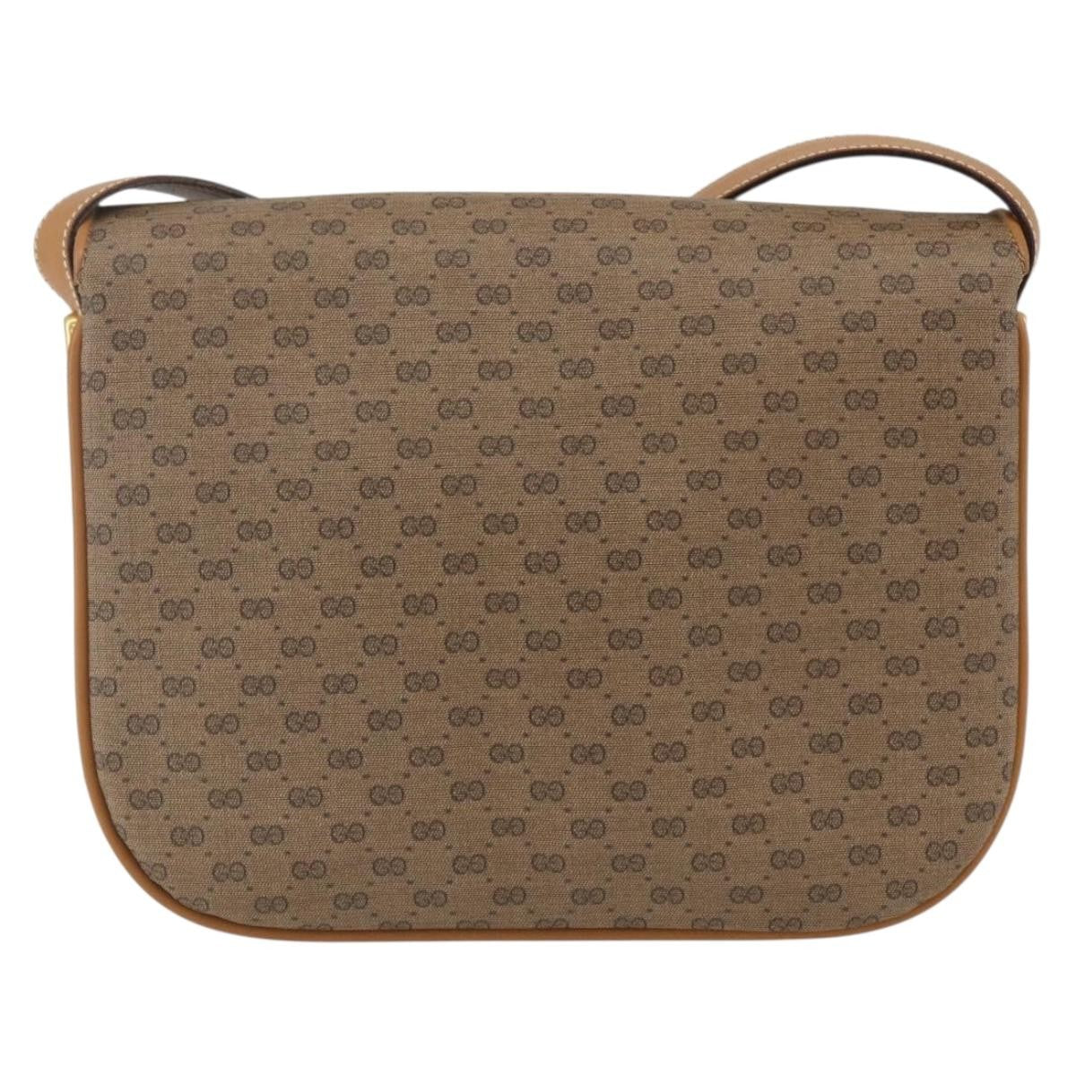 Gucci Micro Gg Supreme Shoulder Bag Gg Canvas Beige Canvas Shoulder Bag Bag (Pre-Loved)