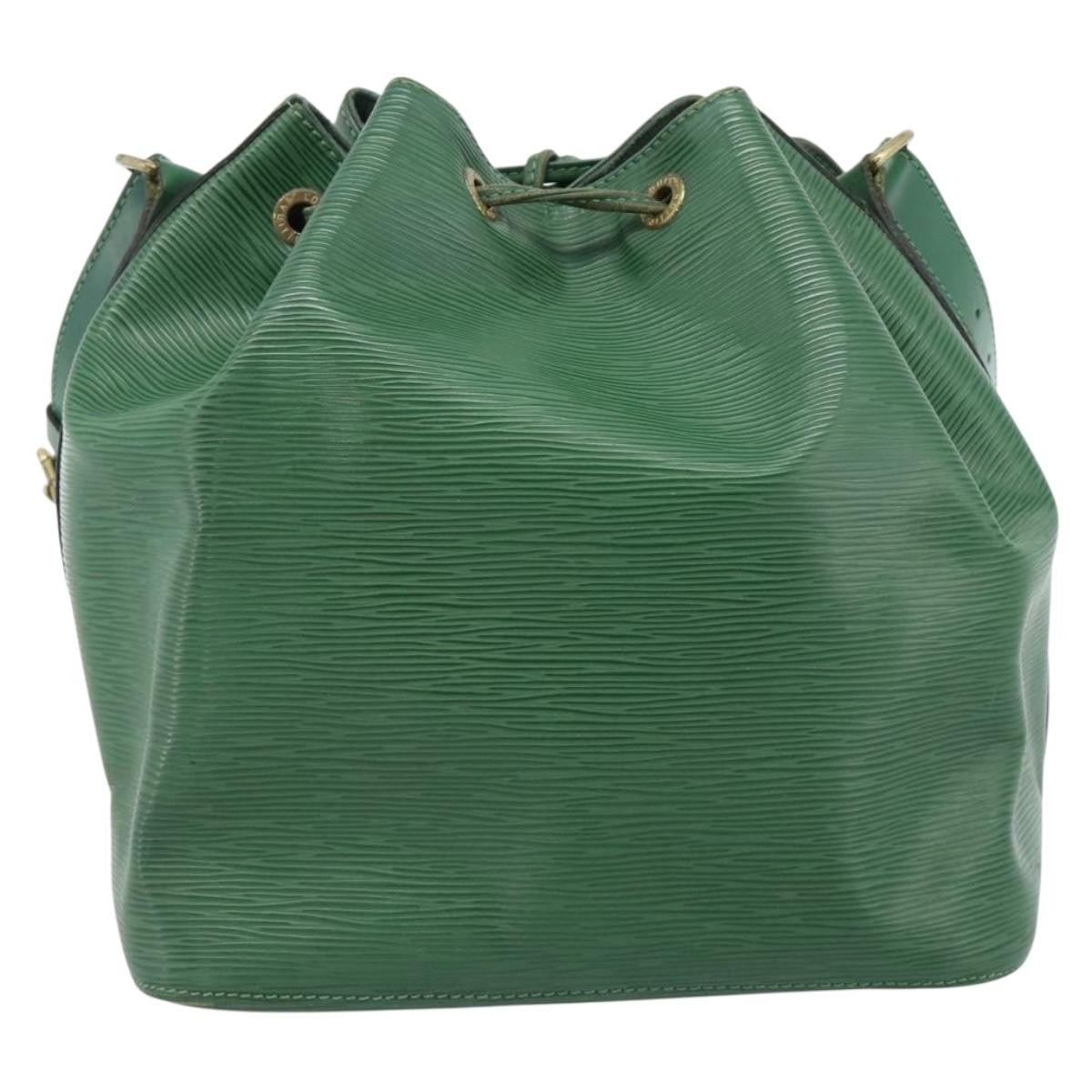 Louis Vuitton Petit Noe Handbag Epi Leather Green Leather Shoulder Bag Bag (Pre-Loved)