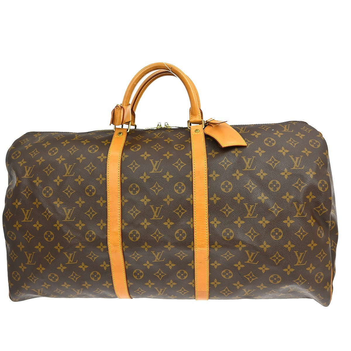 Louis Vuitton Louis Vuitton Keepall Bag Monogram Canvas Brown Canvas Travel Bag Bag (Pre-Loved)