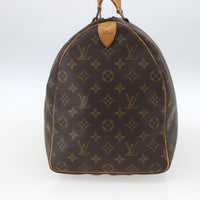 Louis Vuitton Keepall Bag Monogram Canvas Brown Canvas Travel Bag Bag (Authentic Pre-Loved)