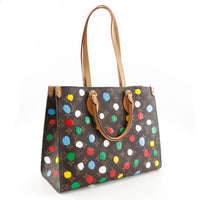 Louis Vuitton Louis Vuitton Onthego Tote Yayoi Kusama Painted Dots Monogram Canvas Multicolour Canvas Tote Bag Bag (Pre-Loved)