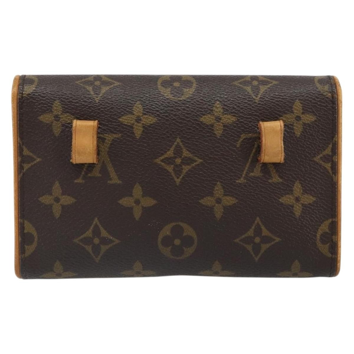 Louis Vuitton Florentine Waist Bag Monogram Canvas Brown Canvas Clutche & Pouche Bag (Pre-Loved)