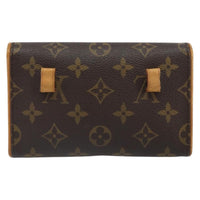 Louis Vuitton Florentine Waist Bag Monogram Canvas Brown Canvas Clutche & Pouche Bag (Pre-Loved)
