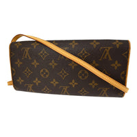 Louis Vuitton Twin Handbag Monogram Canvas Brown Canvas Clutche & Pouche Bag (Authentic Pre-Loved)