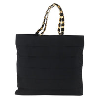 Salvatore Ferragamo Vala Tote Canvas Black Canvas Tote Bag Bag (Pre-Loved)
