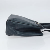 Salvatore Ferragamo Vala Tote Leather Blue Leather Tote Bag Bag (Authentic Pre-Loved)