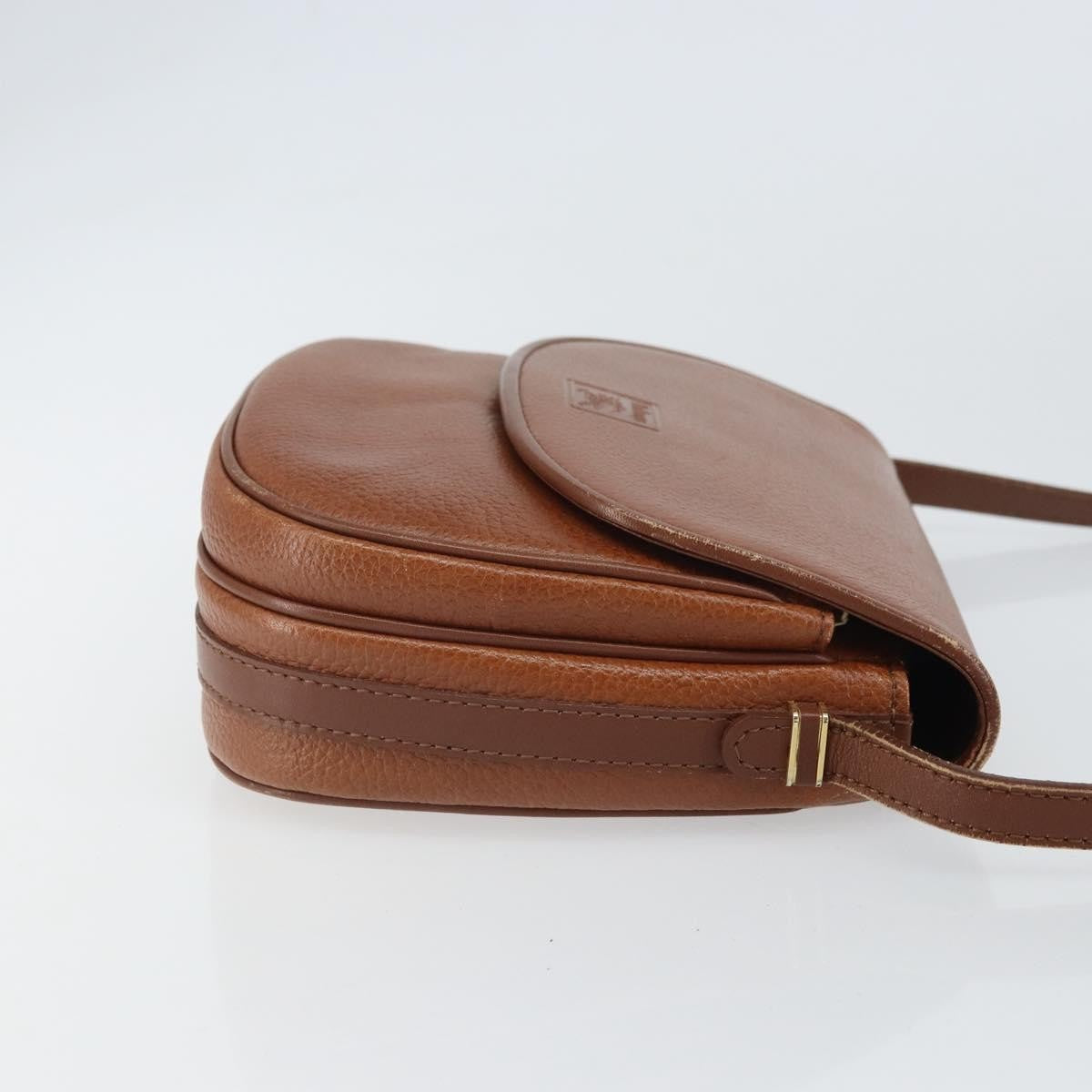 Burberry Vintage Shoulder Bag Leather Brown Leather Shoulder Bag Bag (Pre-Loved)