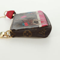 Louis Vuitton Pochette Accessoires Limited Edition Christmas Animation Monogram Canvas Multicolour Canvas Clutche & Pouche Bag (Pre-Loved)