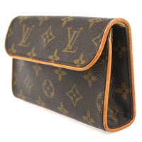 Louis Vuitton Florentine Waist Bag Monogram Canvas Brown Canvas Clutche & Pouche Bag (Authentic Pre-Loved)