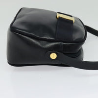 Salvatore Ferragamo Vala Shoulder Bag Leather Navy Leather Shoulder Bag Bag (Authentic Pre-Loved)