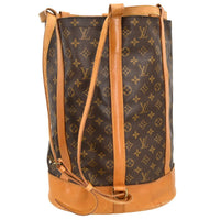 Louis Vuitton Louis Vuitton Randonnee Backpack Monogram Canvas Brown Canvas Backpack Bag (Pre-Loved)