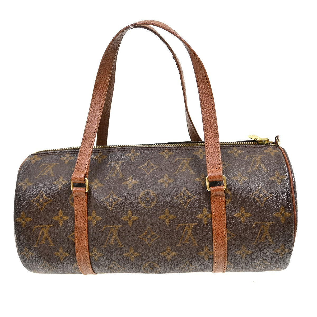 Louis Vuitton Papillon Handbag Monogram Canvas Brown Canvas Handbag (Pre-Loved)