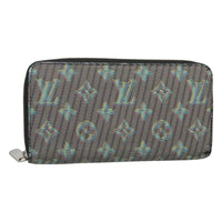 Louis Vuitton Zippy Wallet Nm Monogram Lv Pop Green Canvas Wallets Accessory (Pre-Loved)