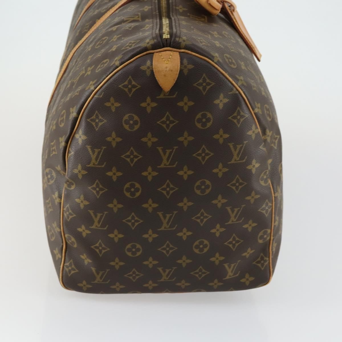 Louis Vuitton Keepall Bag Monogram Canvas Brown Canvas Travel Bag Bag (Authentic Pre-Loved)