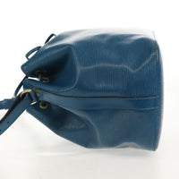 Louis Vuitton Petit Noe Handbag Epi Leather Blue Leather Shoulder Bag Bag (Pre-Loved)
