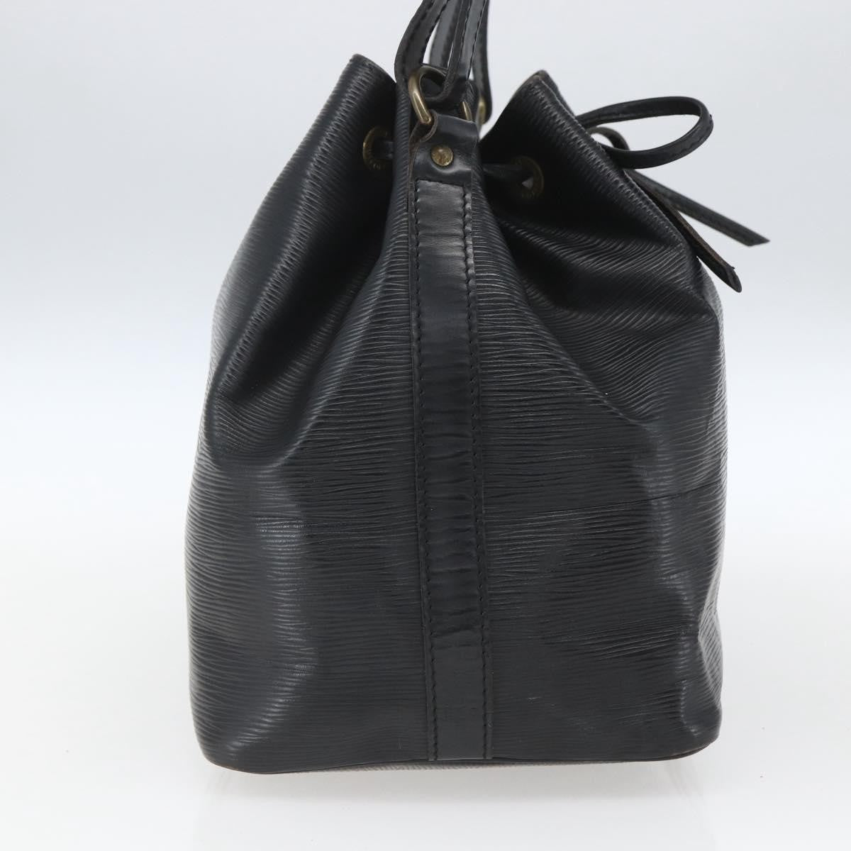 Louis Vuitton Petit Noe Handbag Epi Leather Black Leather Shoulder Bag Bag (Authentic Pre-Loved)