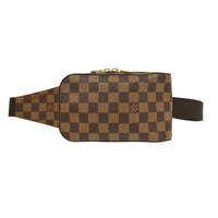 Louis Vuitton Geronimos Waist Bag Damier Brown Canvas Shoulder Bag Bag (Authentic Pre-Loved)