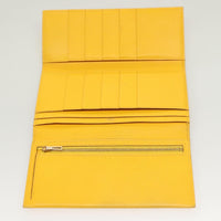Hermes Bearn Wallet Epsom Yellow Leather Wallets Accessory (Pre-Loved)