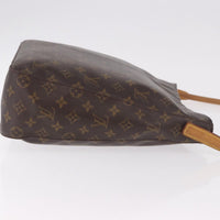 Louis Vuitton Monogram Looping Handbag Monogram Canvas Brown Canvas Shoulder Bag Bag (Pre-Loved)