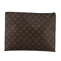 Louis Vuitton Solar Ray A4 Pouch Monogram Canvas Brown Canvas Clutche & Pouche Bag (Authentic Pre-Loved)