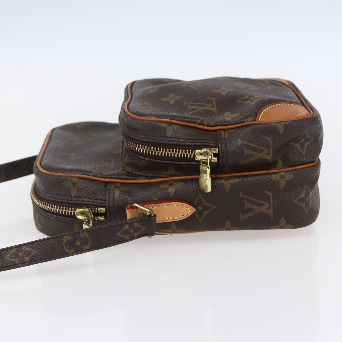 Louis Vuitton Amazone Bag Monogram Canvas Brown Canvas Shoulder Bag Bag (Pre-Loved)