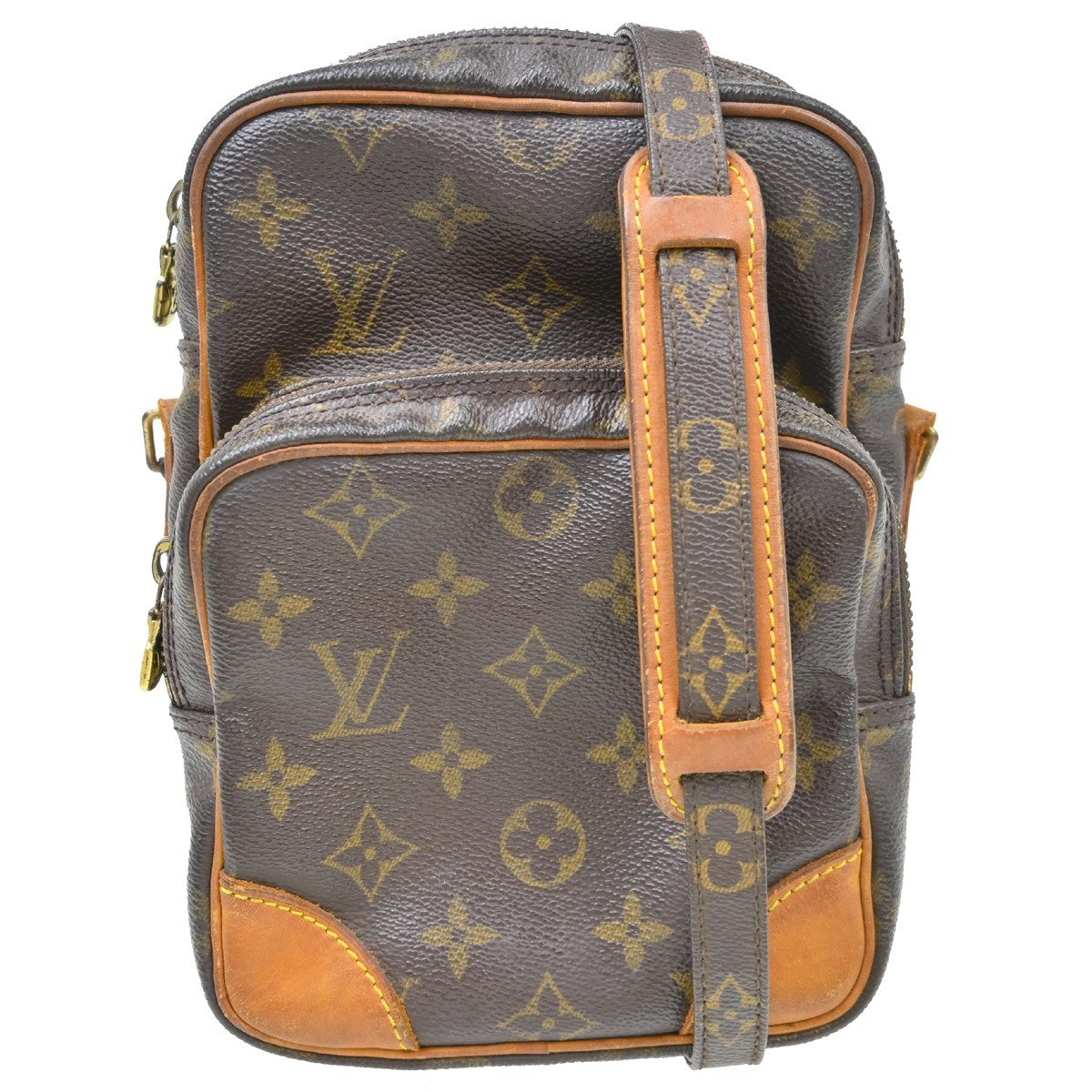 Louis Vuitton Louis Vuitton Amazone Bag Monogram Canvas Brown Canvas Shoulder Bag Bag (Authentic Pre-Loved)