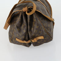 Louis Vuitton Saumur Handbag Monogram Canvas Brown Canvas Shoulder Bag Bag (Authentic Pre-Loved)