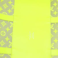 Louis Vuitton Keepall Bandouliere Bag Monogram See Through Mesh Yellow Canvas Travel Bag Bag (Pre-Loved)