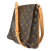 Louis Vuitton Musette Salsa Handbag Monogram Canvas Brown Canvas Shoulder Bag Bag (Authentic Pre-Loved)