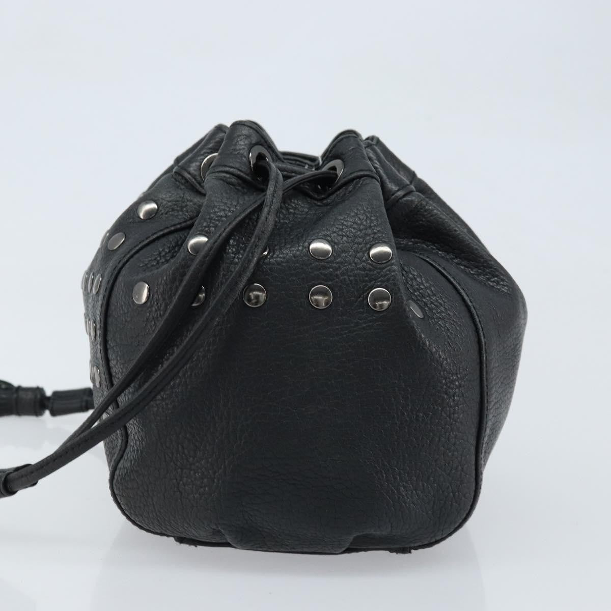 Burberry Burberry Blue Label Shoulder Bag Leather Black Leather Shoulder Bag Bag (Pre-Loved)