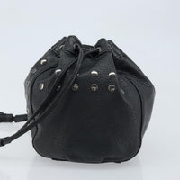 Burberry Burberry Blue Label Shoulder Bag Leather Black Leather Shoulder Bag Bag (Pre-Loved)