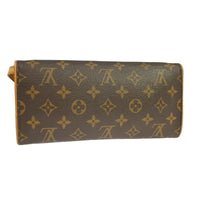 Louis Vuitton Twin Handbag Monogram Canvas Brown Canvas Clutche & Pouche Bag (Pre-Loved)