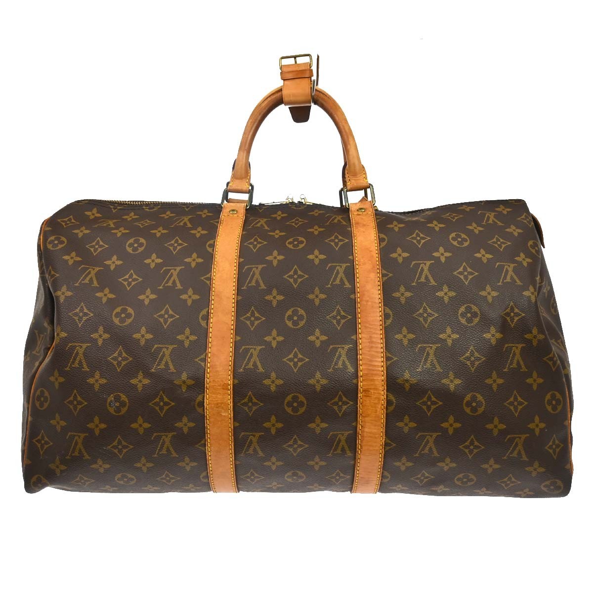 Louis Vuitton Louis Vuitton Keepall Bag Monogram Canvas Brown Canvas Travel Bag Bag (Pre-Loved)