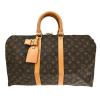 Louis Vuitton Louis Vuitton Keepall Bag Monogram Canvas Brown Canvas Travel Bag Bag (Pre-Loved)