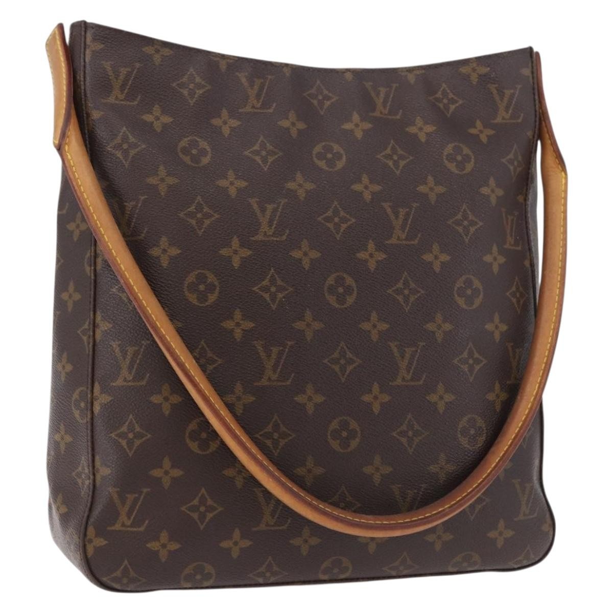 Louis Vuitton Monogram Looping Handbag Monogram Canvas Brown Canvas Shoulder Bag Bag (Pre-Loved)
