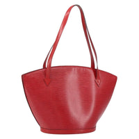 Louis Vuitton Saint Jacques Handbag Epi Leather Red Leather Shoulder Bag Bag (Authentic Pre-Loved)