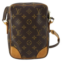 Louis Vuitton Danube Handbag Monogram Canvas Brown Canvas Shoulder Bag Bag (Authentic Pre-Loved)