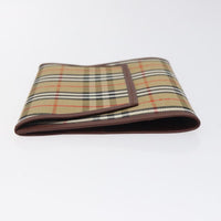 Burberry Nova Check Pochette Canvas Beige Canvas Clutche & Pouche Bag (Authentic Pre-Loved)
