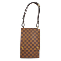 Louis Vuitton Louis Vuitton Portobello Messenger Damier Brown Canvas Clutche & Pouche Bag (Authentic Pre-Loved)